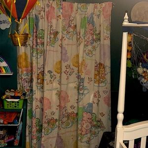 Vintage CareBears Cousins Curtains